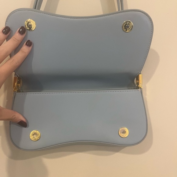 Joy shoulder bag in steel blue - Picture 2 of 8